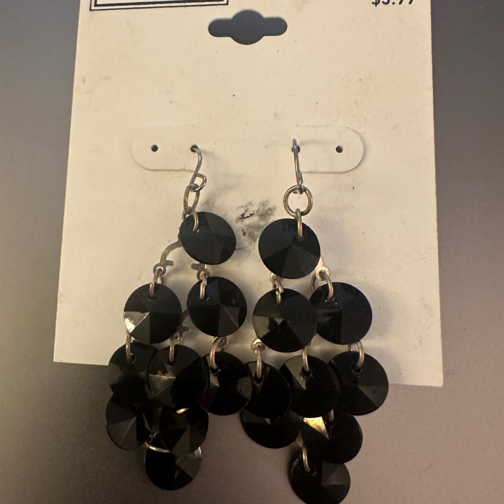 Target Black Chandelier Earrings Elegant Statement Jewelry